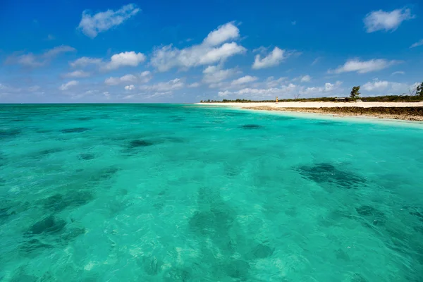 Playa idílica en el Caribe — Foto de Stock