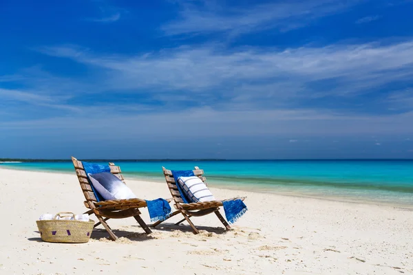 Idyllischer strand in afrika — Stockfoto