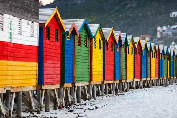 Muizenberg beach w pobliżu Cape Town — Zdjęcie stockowe