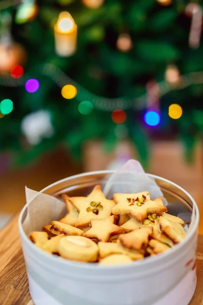 Nybakade hemlagade pepparkakor — Stockfoto