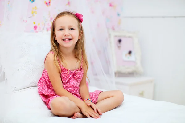 Little girl in her room — Stock Photo, Image