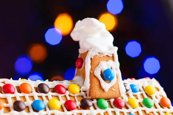 Gingerbread house çatı closeup — Stok fotoğraf