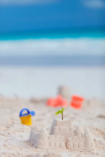 Sandslottet – stockfoto