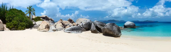 Picture perfect beach at Caribbean — Stock Photo, Image