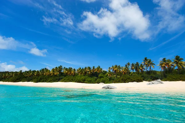 Imagem praia perfeita no Caribe — Fotografia de Stock