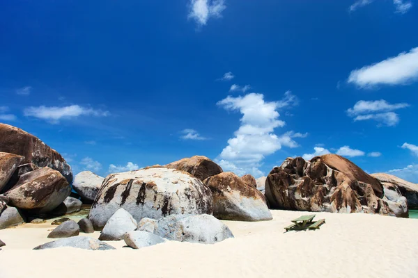 Prachtige strand in het Caribisch gebied — Stockfoto