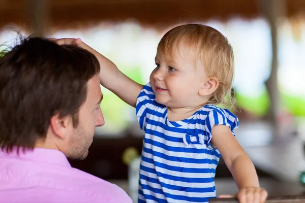 Pai e filha — Fotografia de Stock