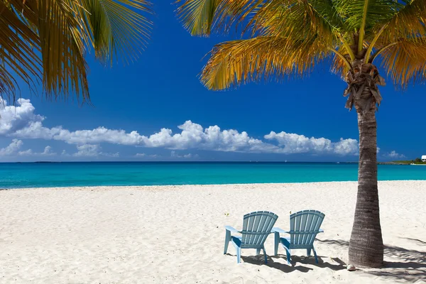 Hermosa playa caribeña — Foto de Stock