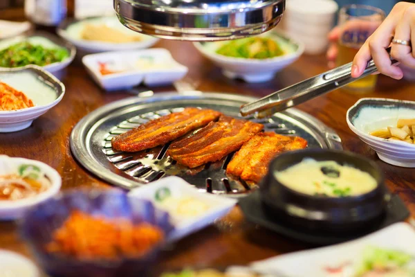 Koreanisches Grillen — Stockfoto