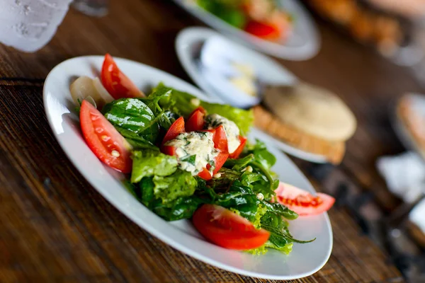 Salada orgânica — Fotografia de Stock