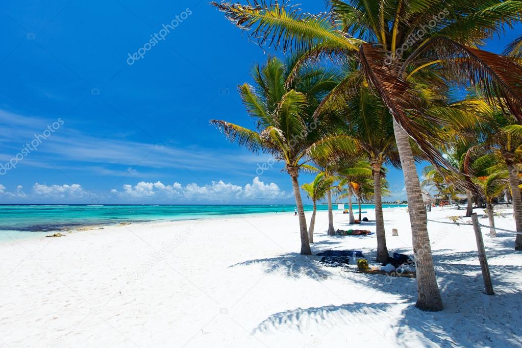 Beautiful beach in Mexico