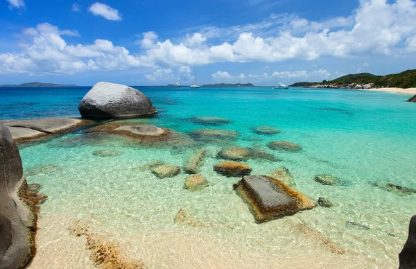 A Karib-tenger lenyűgöző beach — Stock Fotó