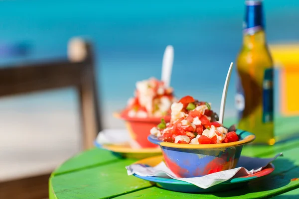 Bahamian conch salad — Stock Photo, Image