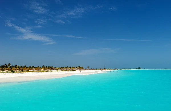 Bellissimo paesaggio caraibico spiaggia — Foto Stock