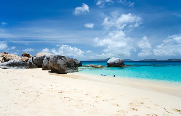 Praia deslumbrante no caribe — Fotografia de Stock