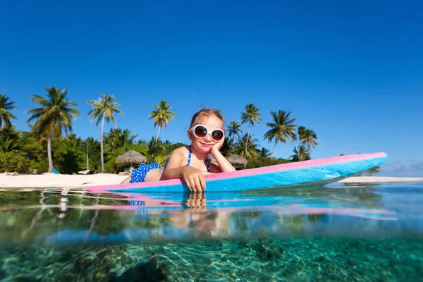 Little girl on vacation Stock Image