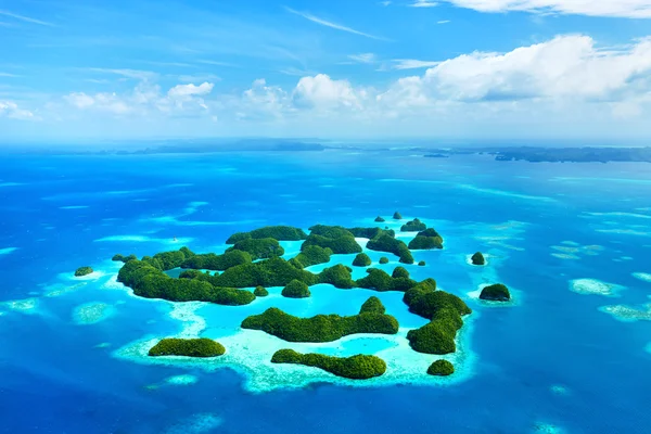 Palau islands from above — Stock Photo, Image