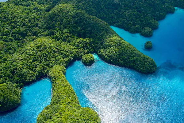 Palau islands från ovan — Stockfoto