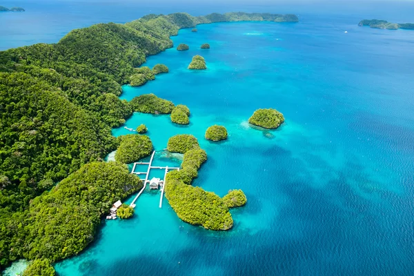 Palau Inseln von oben — Stockfoto