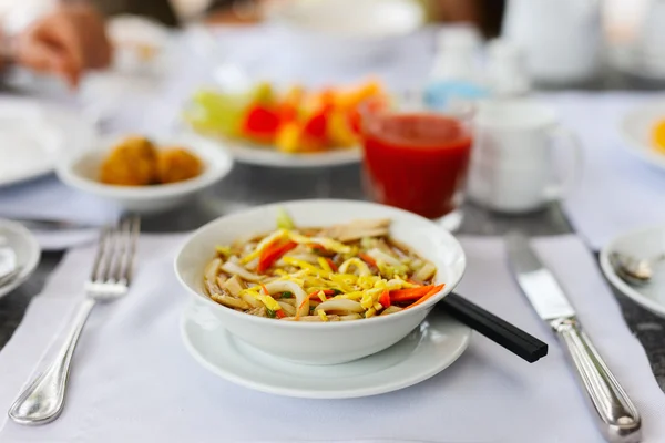 Sopa de fideos Ramen —  Fotos de Stock