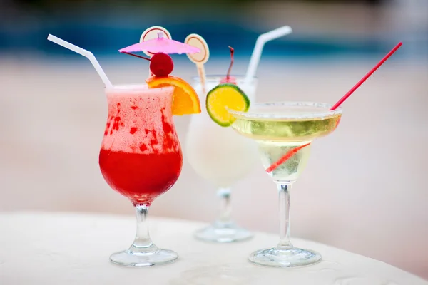 Exotic cocktails — Stock Photo, Image