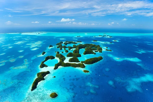 Palau islands från ovan — Stockfoto