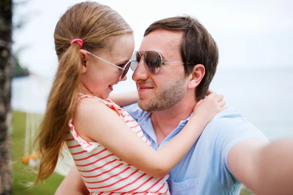 Vater und Tochter — Stockfoto