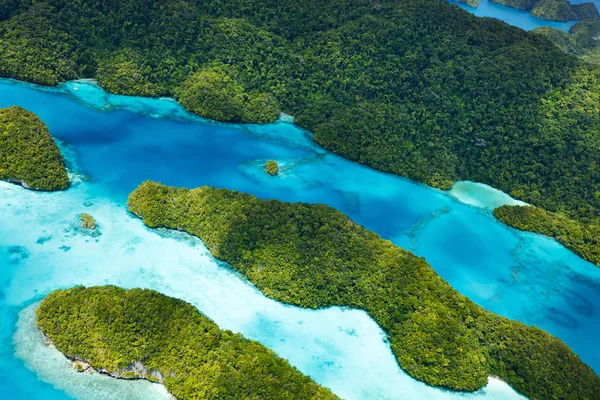 Palau pulau dari atas — Stok Foto