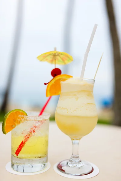 Exotic cocktails — Stock Photo, Image