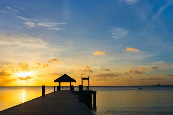 Mooie zonsondergang — Stockfoto