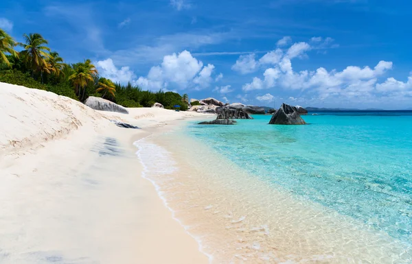 Bilden perfekt strand i Karibien — Stockfoto