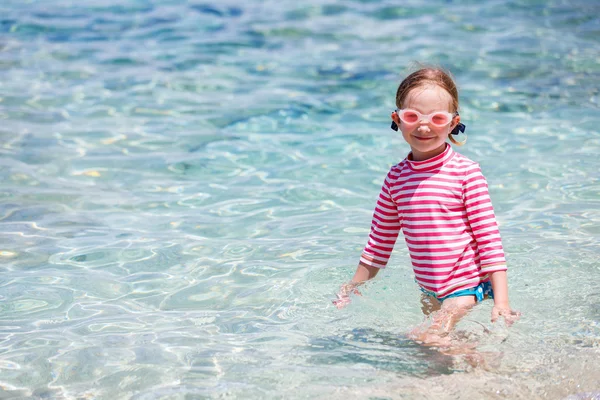 Meisje op vakantie — Stockfoto