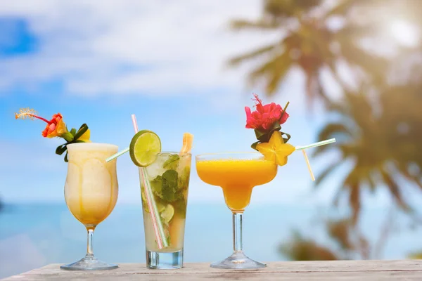 Exotic cocktails — Stock Photo, Image