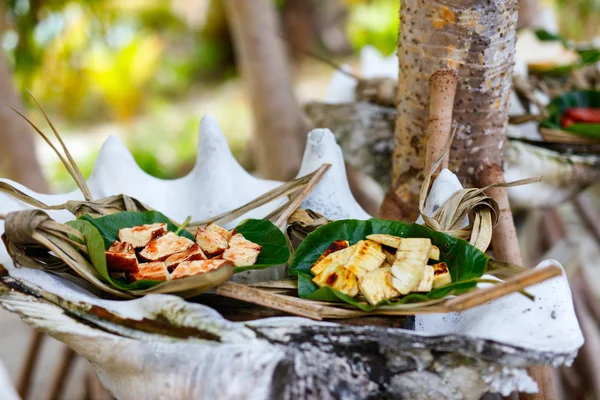 Lokalnej kuchni południowego Pacyfiku — Zdjęcie stockowe