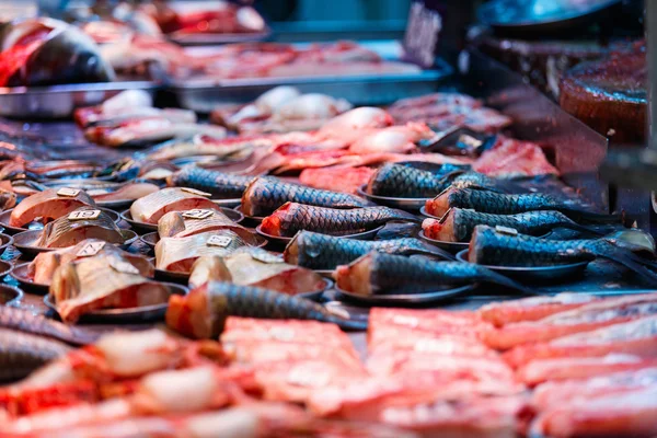 Mercato dei frutti di mare — Foto Stock