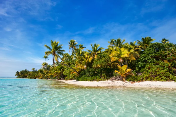 Fantastiska tropiska stranden på exotisk ö i Stilla havet — Stockfoto