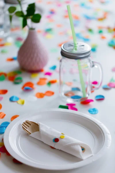 Mesa de cumpleaños — Foto de Stock