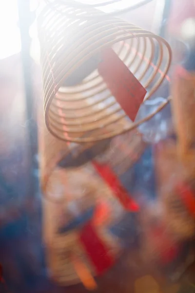 Circular incenses in Chinese temple — Stock Photo, Image