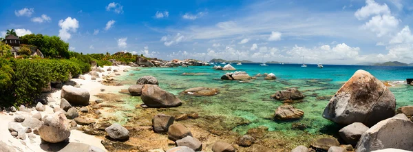 Immagine spiaggia perfetta ai Caraibi — Foto Stock