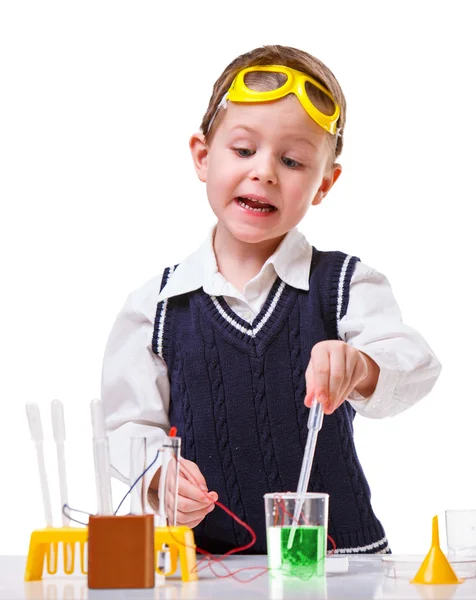Young scientist isolated photo — Stock Photo, Image