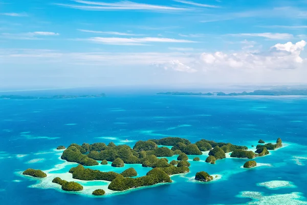 Palau Inseln von oben — Stockfoto