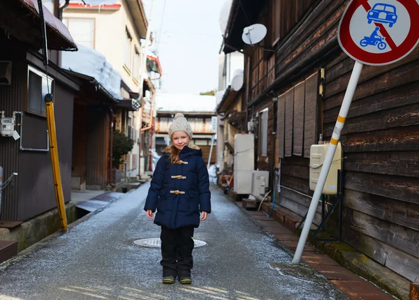 Child in Takayama town — Stock Photo, Image