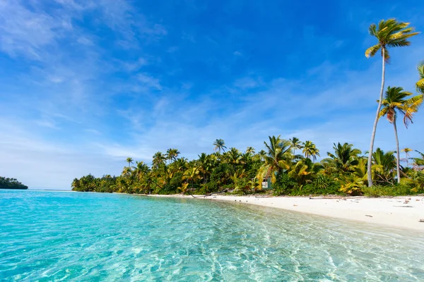 Fantastiska tropiska stranden på exotisk ö i Stilla havet — Stockfoto