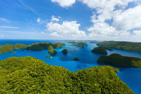 Palau Adaları yukarıdan — Stok fotoğraf