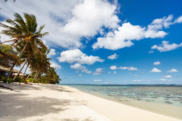 Belle plage tropicale sur une île exotique dans le Pacifique Sud — Photo