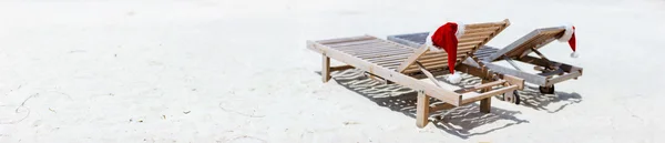 Weihnachtsurlaub am Strand — Stockfoto