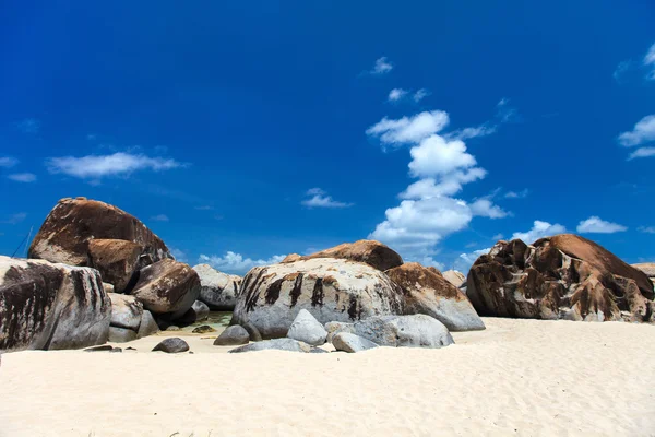 Prachtige strand in het Caribisch gebied — Stockfoto