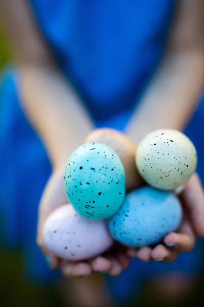 Coloridos huevos de Pascua —  Fotos de Stock