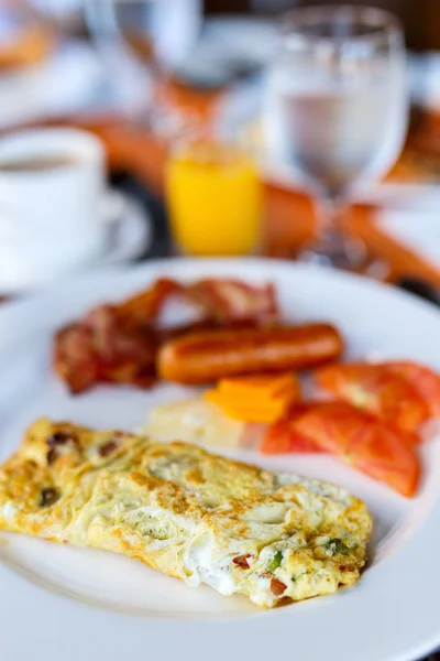 Desayuno con tortilla —  Fotos de Stock