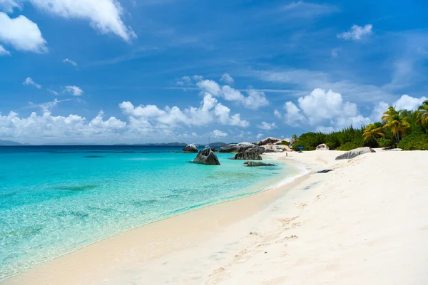 Picture perfect beach at Caribbean — Stock Photo, Image